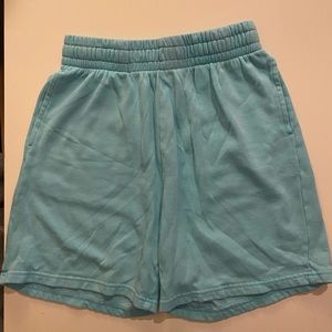 Garage bright blue basketball lounge short